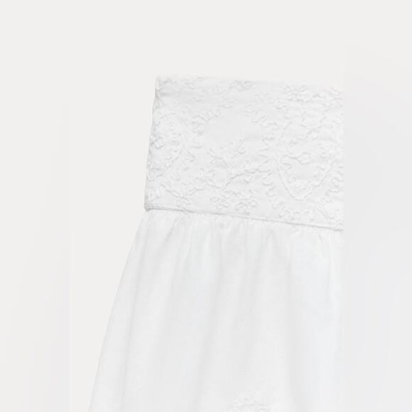 Zara ZW COLLECTION EMBROIDERED MINI SKIRT - Picture 6 of 11